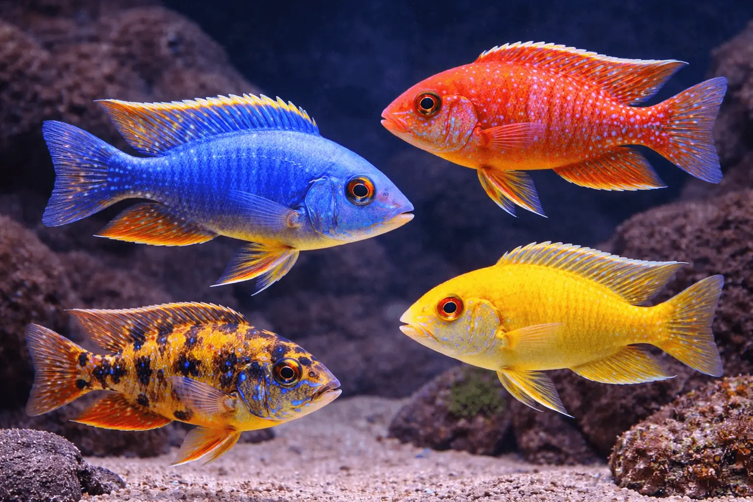 Peacock Cichlids (Malawi Ciklet)